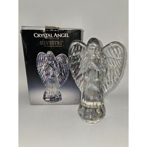 Silvestri Crystal Iridescent‎ Praying Angel 7"